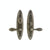 Entry Mortise Lock - Maddox Entry 3" X 12 1/2" E581-E582 Mortise Lock With 3" X 12 1/2" Interior Escutcheon
