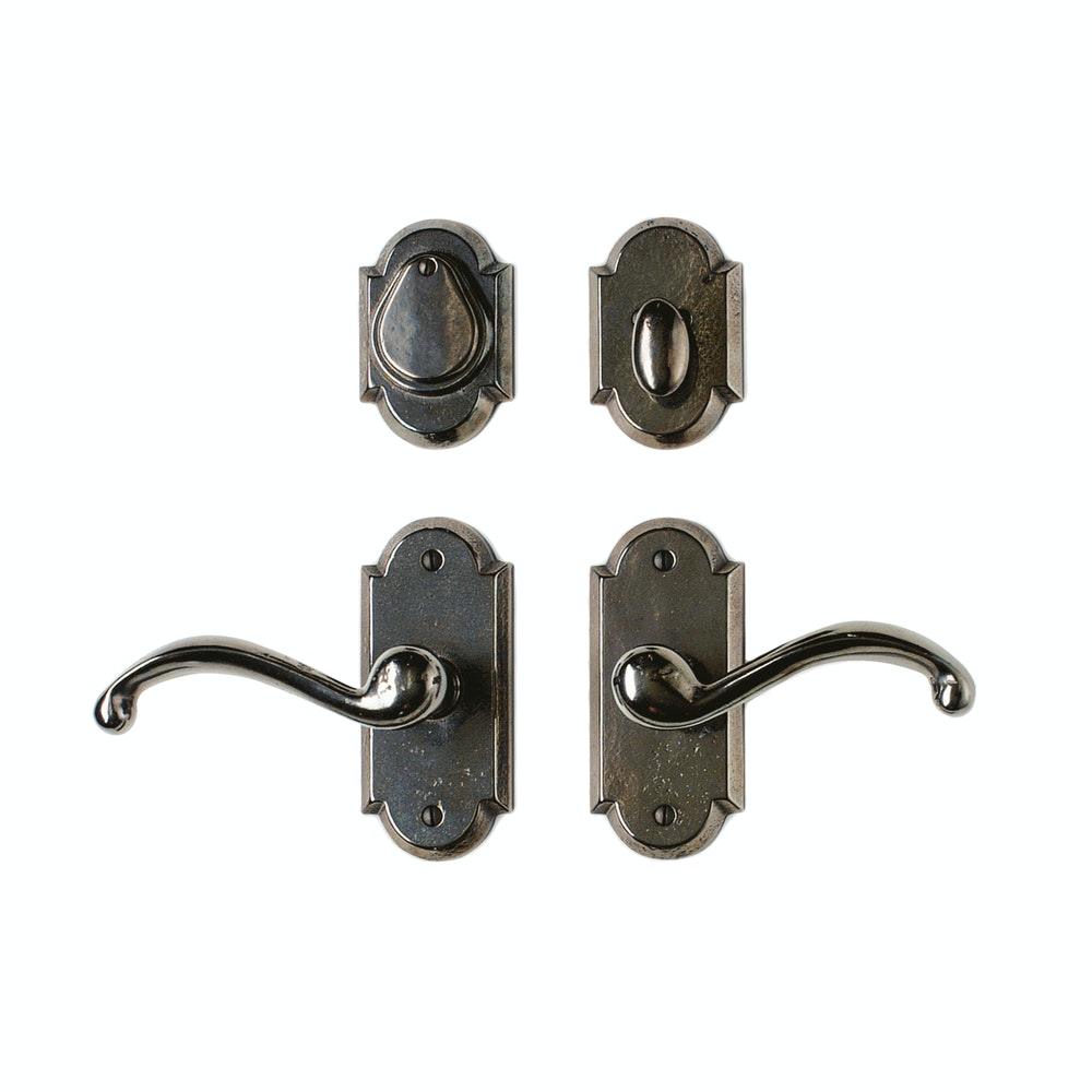 Patio Set - Arched 2 1/2" X 5 1/2" E701 Patio Dead Bolt/Spring Latch