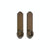 Passage Set - Arched 2 1/2" X 11" E704 Passage Spring Latch