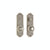 Passage Set - Arched 2 1/2" X 9" E702 Passage Mortise Lock