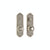 Passage Set - Arched 2 1/2" X 9" E702 Passage Spring Latch