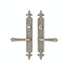 Multipoint Entry - Fleur De Lis 2" X 15" E826 Multi-Point Entry Trim With American Cylinder, Lever High