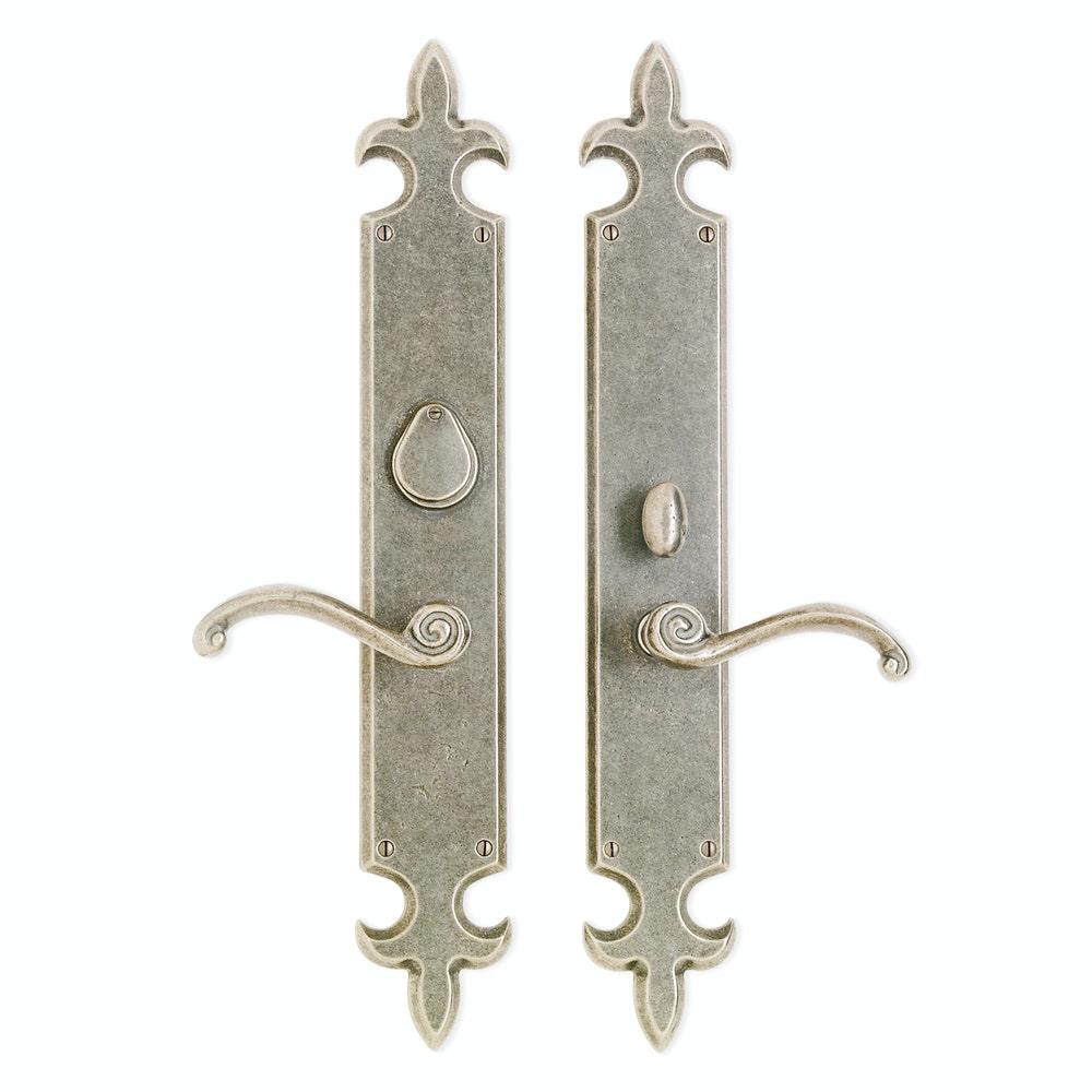 Patio Set - Fleur De Lis 3" X 21" E832 Patio Dead Bolt/Spring Latch