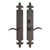 Passage Set - Fleur De Lis 3" X 21" E832 Passage Mortise Lock