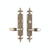 Patio Set - Fleur De Lis 2 1/2" X 15" E841 Patio Dead Bolt/Spring Latch