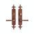 Dummy Set - Fleur De Lis 2 1/2" X 15" E841 Full Dummy