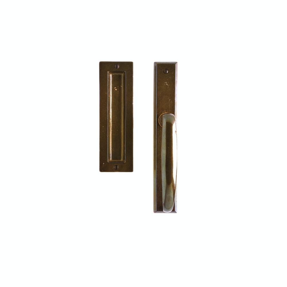 Sliding Door Lift And Slide - Rectangular 1 3/4" X 11" E446 Sliding Door Lift And Slide Set