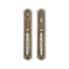 Entry Mortise Lock - Ellis Entry 3 1/2" X 20" G033-G031 Mortise Lock With 3 1/2" X 20" Interior Escutcheon