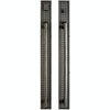 Entry Dead Bolt/Spring Latch - Designer Entry 3 9/16" X 34 1/8" G145-G146 Dead Bolt / Spring Latch With 3 9/16" X 34 1/8" Interior Escutcheon