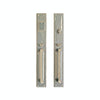 Entry Mortise Lock - Stepped Entry 2 3/4" X 20" G301-G302 Mortise Lock With 2 3/4" X 20" Interior Escutcheon