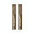 Entry Mortise Lock - Stepped Entry 3 1/2" X 24" G326-G328 Mortise Lock With 3 1/2" X 24" Interior Escutcheon