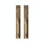 Entry Dead Bolt/Spring Latch - Stepped Entry 3 1/2" X 24" G326-G328 Dead Bolt / Spring Latch With 3 1/2" X 24" Interior Escutcheon