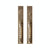 Entry Dead Bolt/Spring Latch - Stepped Entry 3 1/2" X 24" G326-E363 Dead Bolt/ Spring Latch With 3 1/2" X 13" Interior