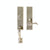 Entry Dead Bolt/Spring Latch - Rectangular Entry 3 1/2" X 19 5/8" G542-G544 Dead Bolt / Spring Latch With 3 1/2" X 19 5/8" Interior Escutcheon