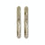 Entry Mortise Lock - Arched Entry 2 3/4" X 20" G761-G762 Mortise Lock With 2 3/4" X 20" Interior Escutcheon