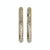 Entry Dead Bolt/Spring Latch - Arched Entry 2 3/4" X 20" G761-E737 Dead Bolt/ Spring Latch With 2 1/2" X 13" Interior