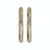 Entry Dead Bolt/Spring Latch - Arched Entry 2 3/4" X 20" G761-G762 Dead Bolt / Spring Latch With 2 3/4" X 20" Interior Escutcheon