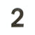 Home Accessories - HN602 - House Number 2, 6" House Number