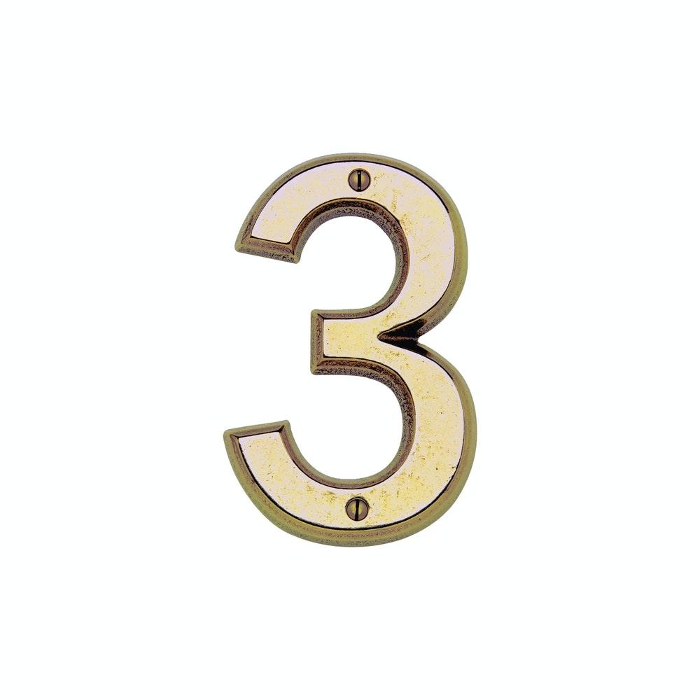Home Accessories - HN603 - House Number 3, 6" House Number