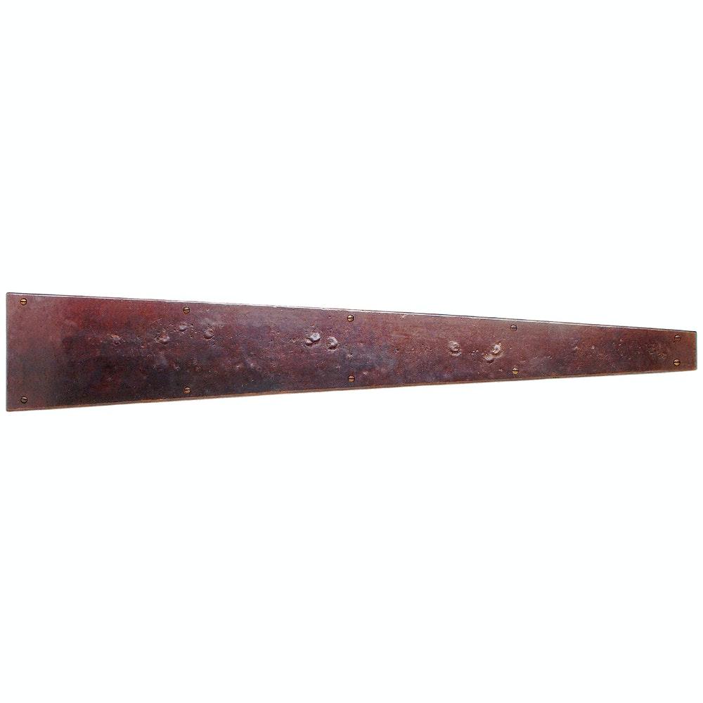 Door Hardware - OHS627S - 6" X 27" Ornamental Hinge Strap