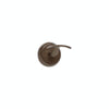 Home Accessories - RH4 Whale Tail Robe Hook W/ E101 Round Designer Escutcheon 3 1/2"