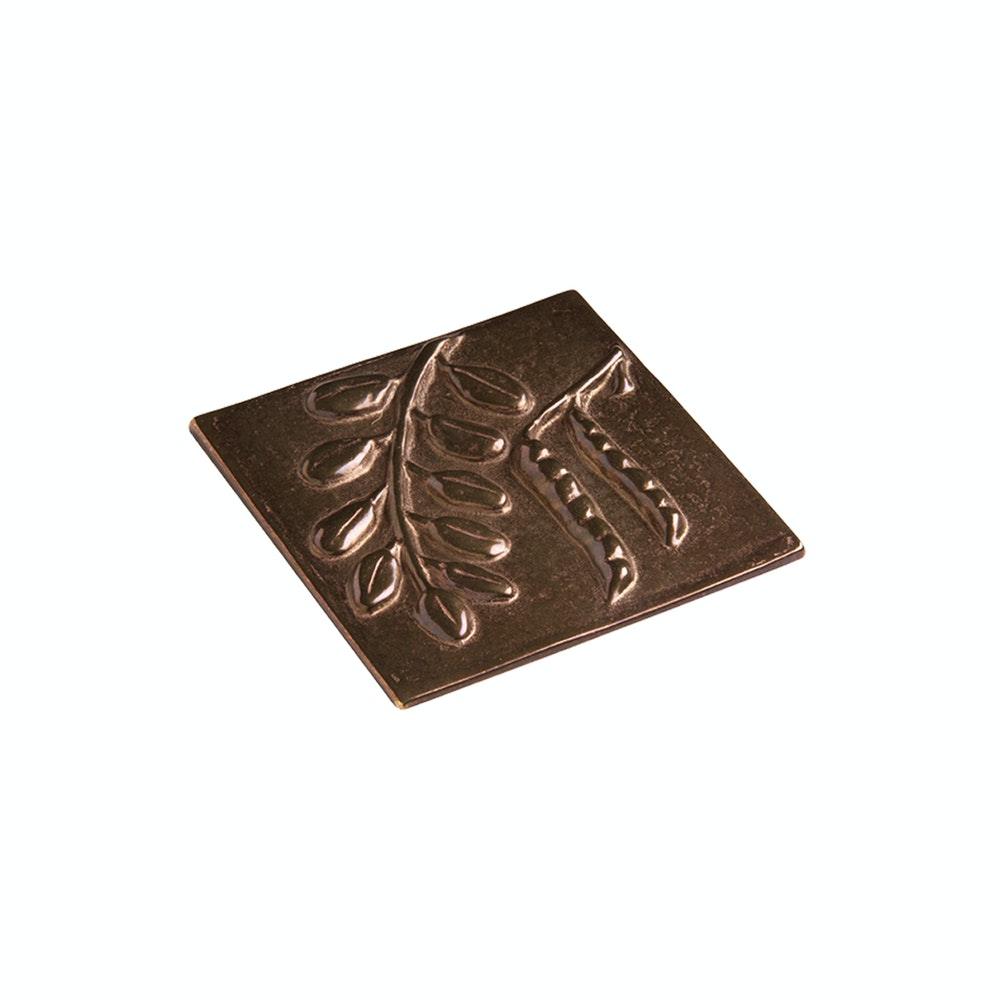 Bronze Tile - TT202 - 6" X 6" Honey Locust Tile