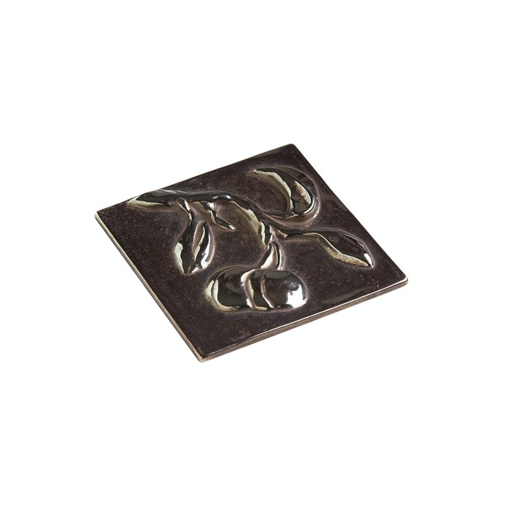 Bronze Tile - TT205 - 6" X 6" Plum Tile