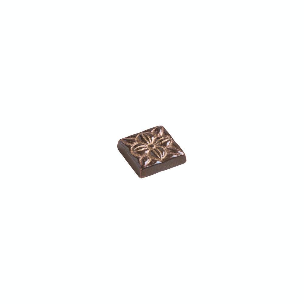 Bronze Tile - TT520 - 1 1/8" X 1 1/8" Coffee Bean Tile