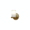Light Fixtures - WS410 Truss Sconce - Round Glass With G4513 - 5 1/2" X 13" Rectangular Escutcheon