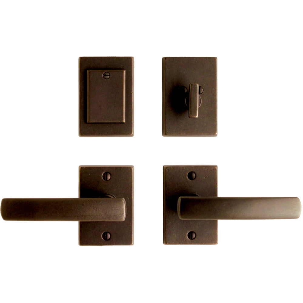 Metro 2 1/4" x 3 1/4" E205 Patio Dead Bolt/Spring Latch