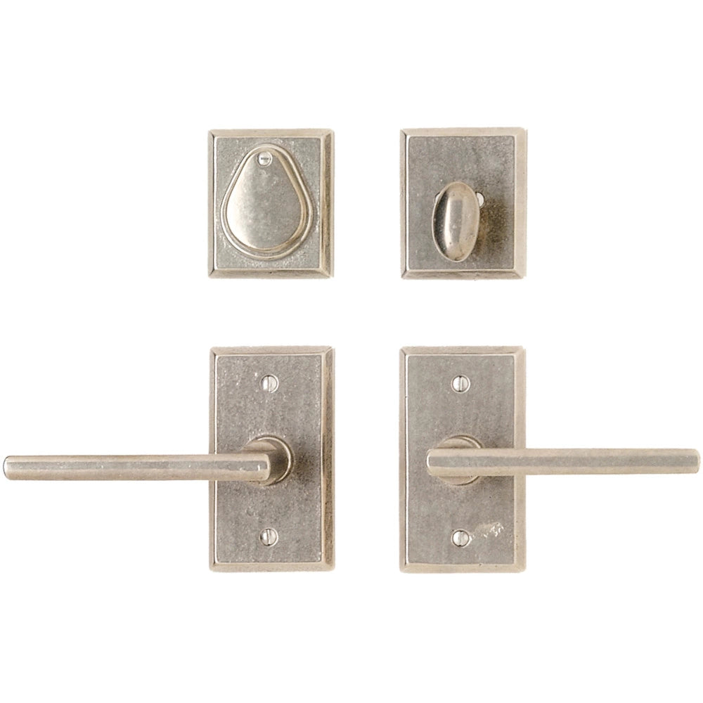 Rectangular 2 1/2" x 4 1/2" E414 Patio Dead Bolt/Spring Latch