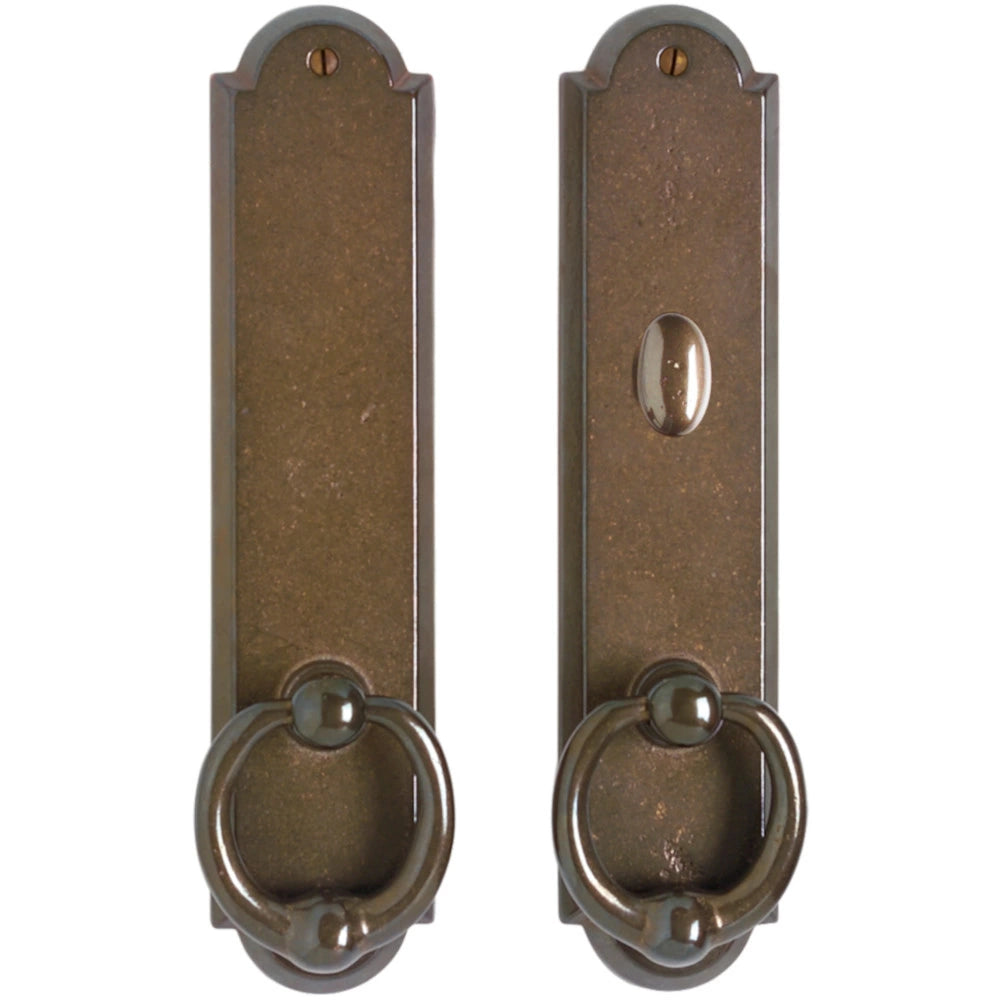 Arched 2 1/2" x 11" E704 Patio Dead Bolt/Spring Latch
