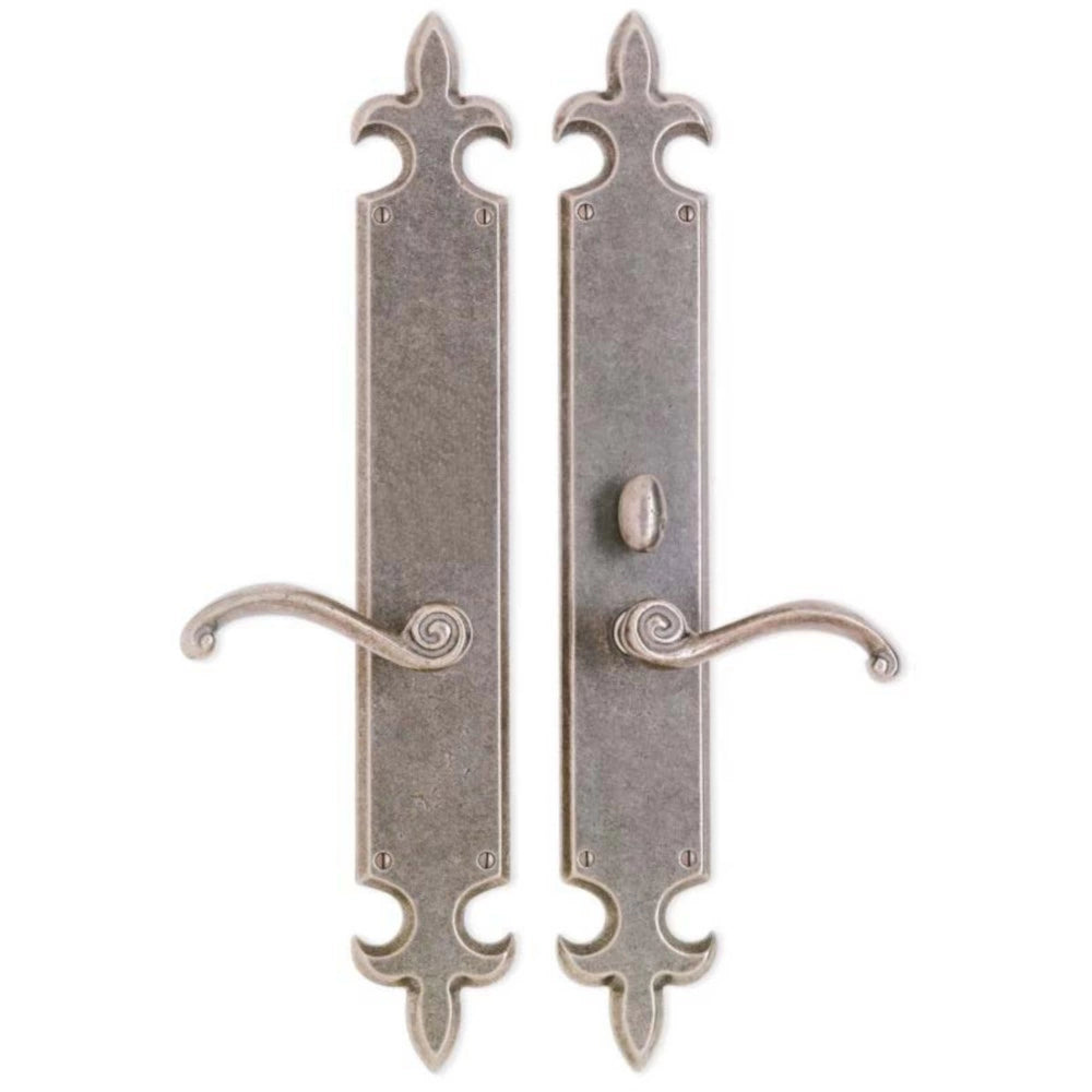 Fleur de Lis 3" x 21" E832 Patio Dead Bolt/Spring Latch