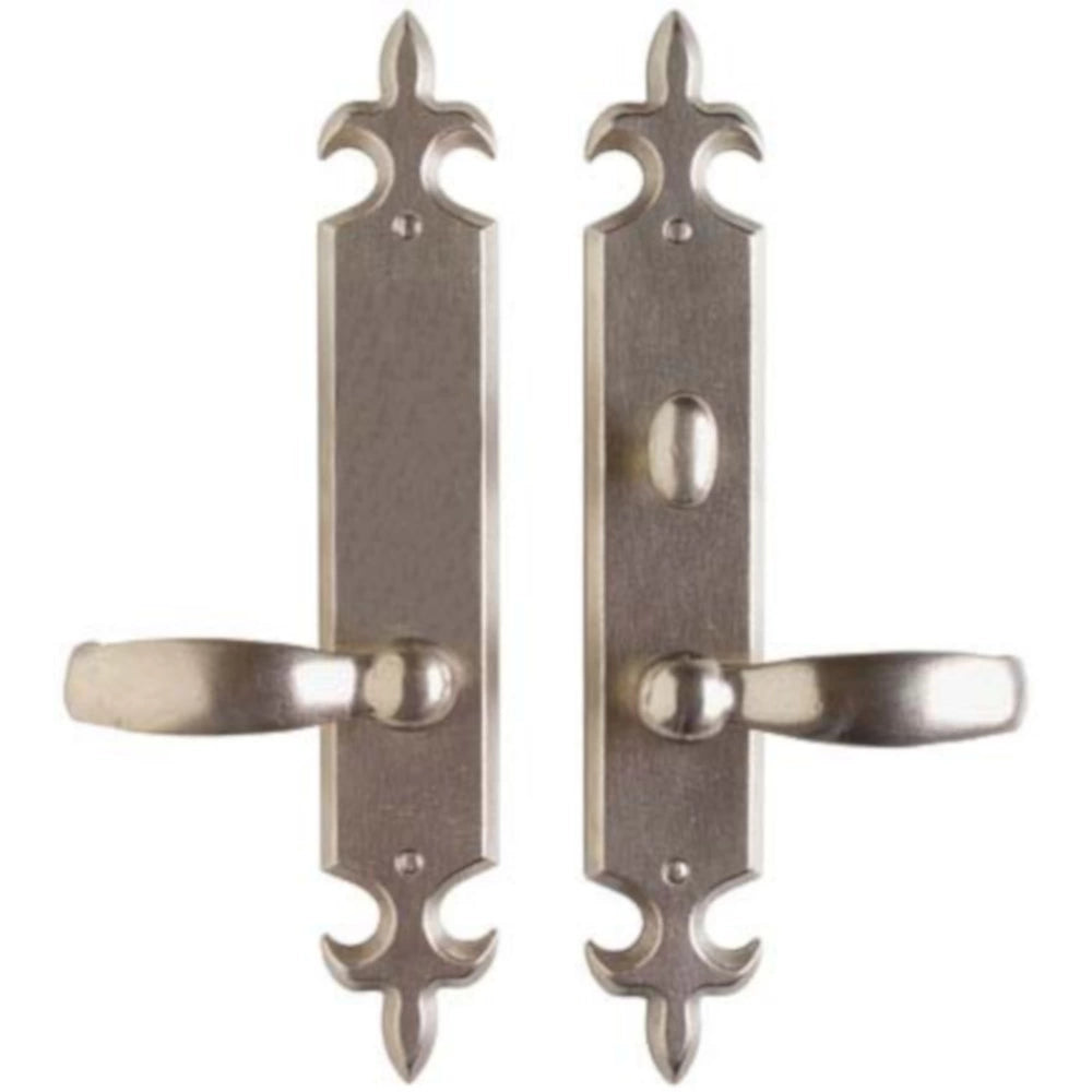 Fleur de Lis 2 1/2" x 15" E841 Patio Mortise Lock