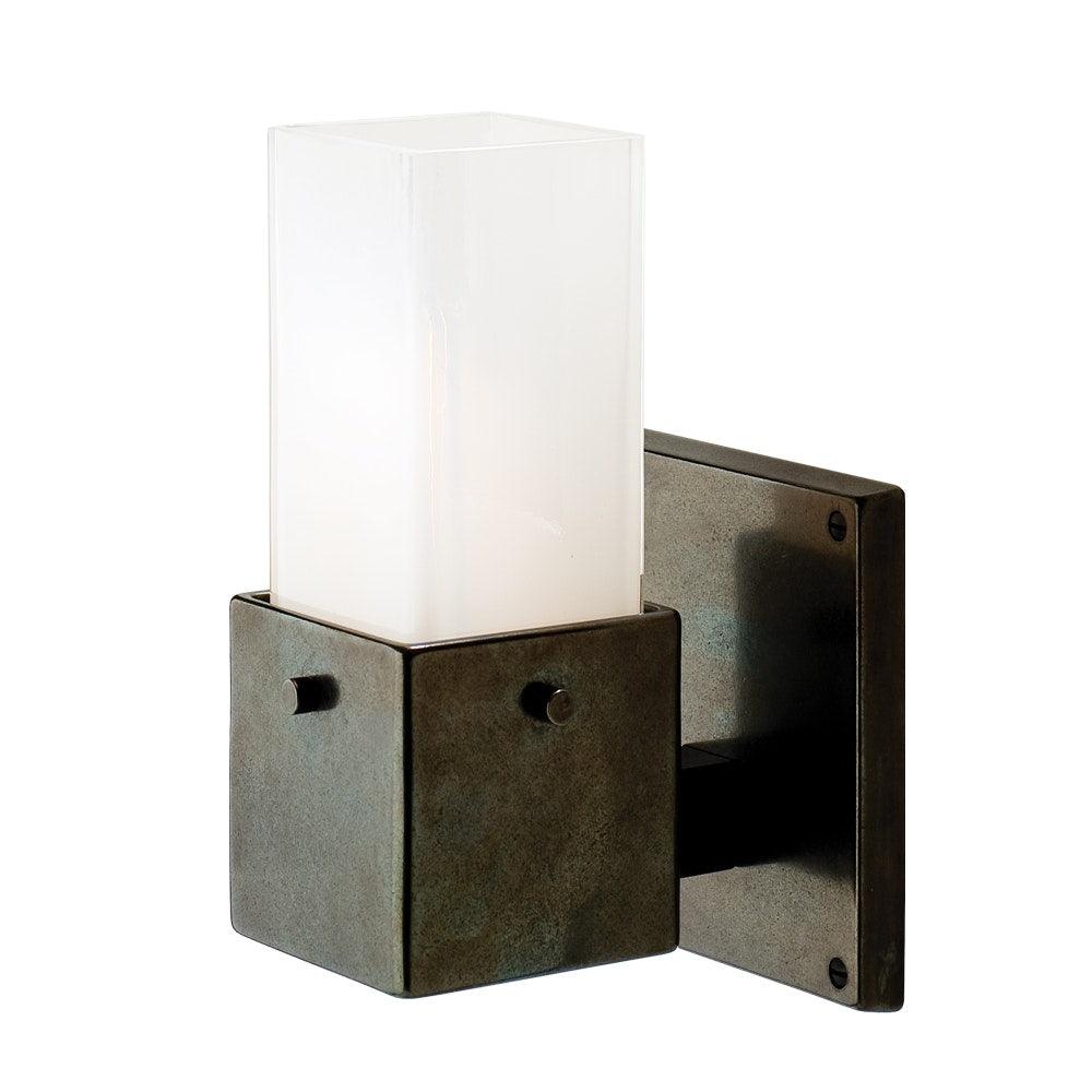 Light Fixtures - WS419 Charlie Sconce With E280 - 5 1/2" Square Metro Escutcheon