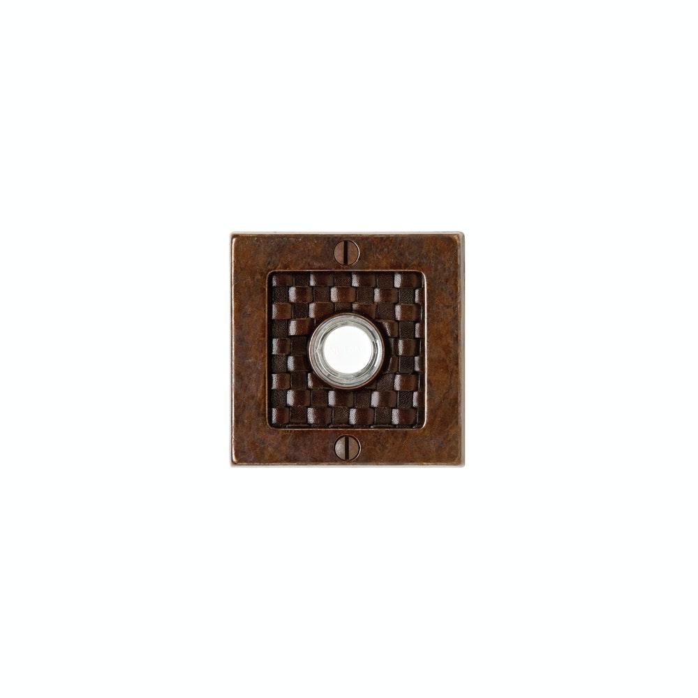DBB Door Bell Button E103 Square Designer Escutcheon 3" x 3" - Discount Rocky Mountain Hardware