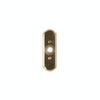 DBB Door Bell Button EW708 Arched Escutcheon 1 1/2" x 4 1/2" - Discount Rocky Mountain Hardware