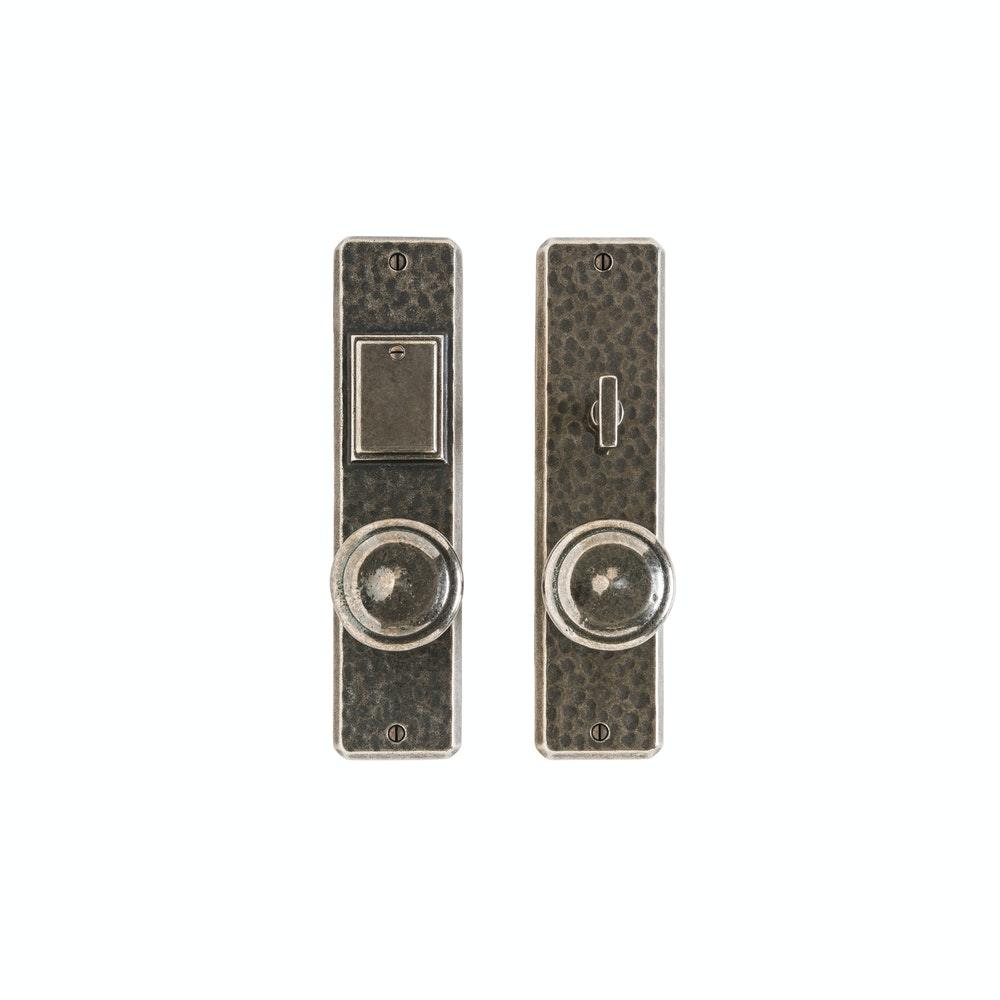 Hammered 2 1/2" x 10" E30410 Patio Mortise Lock - Discount Rocky Mountain Hardware