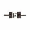 Rectangular Gate Latch Passage with E414 - 2 1/2" x 4 1/2" - Discount Rocky Mountain Hardware