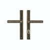 Rectangular 1 3/8" x 11" E481 Multi-Point Entry Trim with American Cylinder, Lever High - Discount Rocky Mountain Hardware