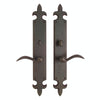 Fleur de Lis 3" x 21" E831 Privacy Mortise Lock - Discount Rocky Mountain Hardware