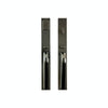 Metro Entry 2 1/4" x 17" G225-G226 Mortise Lock with 2 1/4" x 17" Interior Escutcheon - Discount Rocky Mountain Hardware