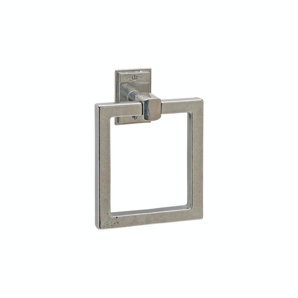 TR8 8" Towel Ring with E300 Stepped Escutcheon 2 1/2" x 3 3/4" - Discount Rocky Mountain Hardware