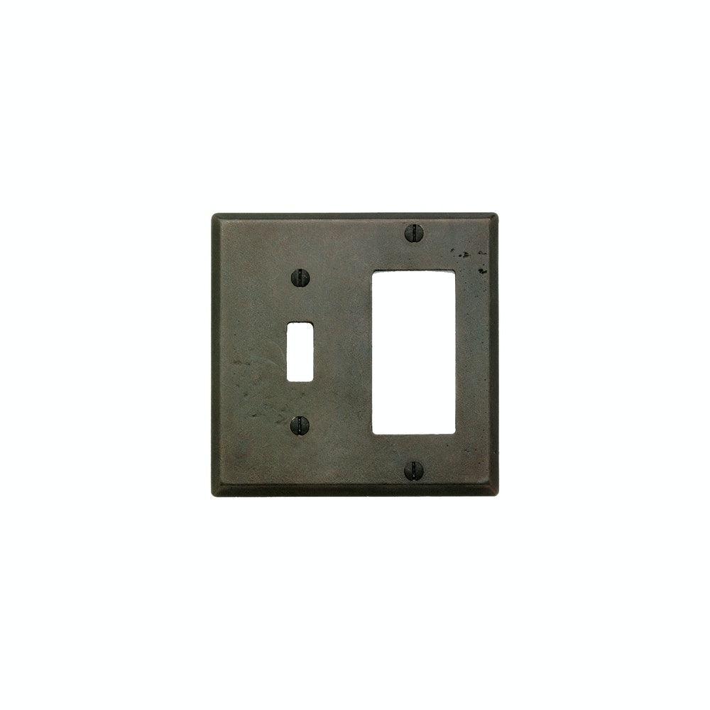 SPDSP2 - 4 9/16" x 4 9/16" Combination Switch and Decora Style Cover - Discount Rocky Mountain Hardware