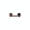 TP1 Horizontal Toilet Paper Holder with E504 Curved Escutcheon 2 1/2" x 4 1/2" - Discount Rocky Mountain Hardware