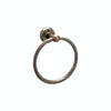TR7 7" Towel Ring with E30403 Hammered Escutcheon 2 1/2" x 4 1/2" - Discount Rocky Mountain Hardware